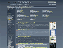 Tablet Screenshot of health-care.allucdirectory.com