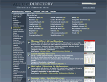 Tablet Screenshot of directories.allucdirectory.com