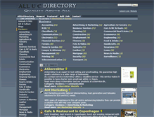 Tablet Screenshot of business.allucdirectory.com