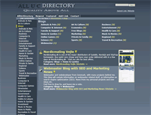 Tablet Screenshot of blogs.allucdirectory.com